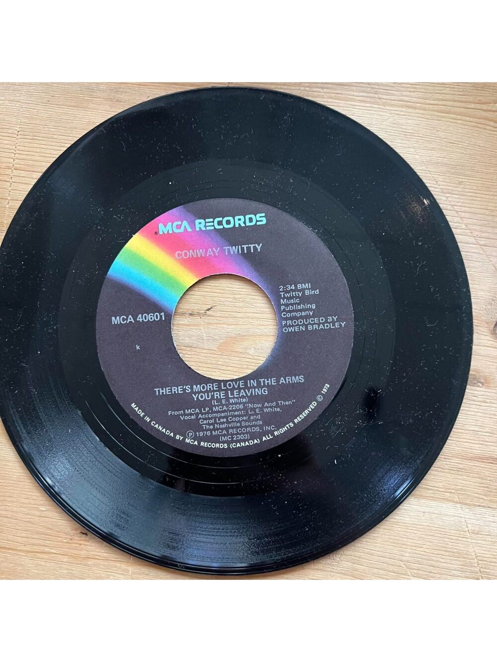 Conway Twitty - There's more Love in the Arms you're Leaving 45rpm VG+ R16